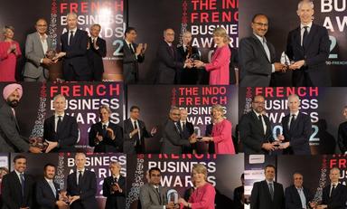 La remise des IFBA 2022 Inde par le ministre Franck Riester