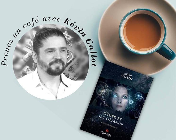 Calédo livres, Kévin Gallot et une tasse