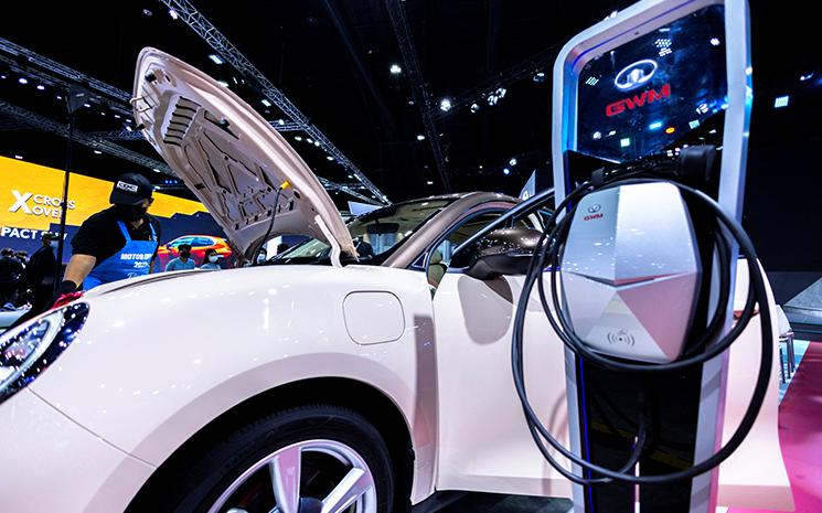 Salon de l'auto à Bangkok