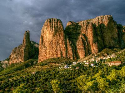 Paysage Los Mallos en Aragon