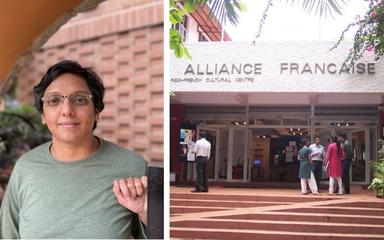 Sumana Ravi à l'Alliance Française de Bangalore