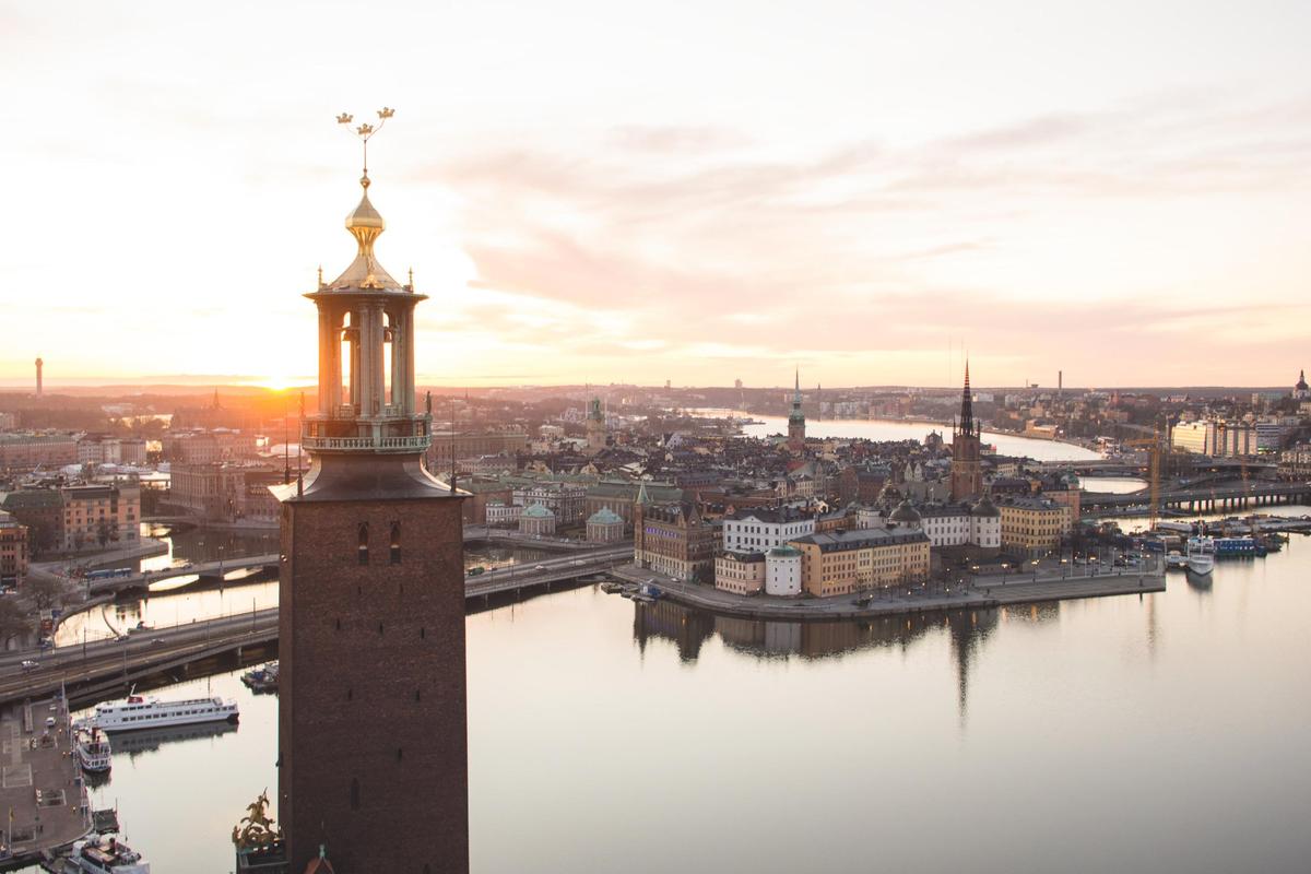vue de Stockholm Gamla stan