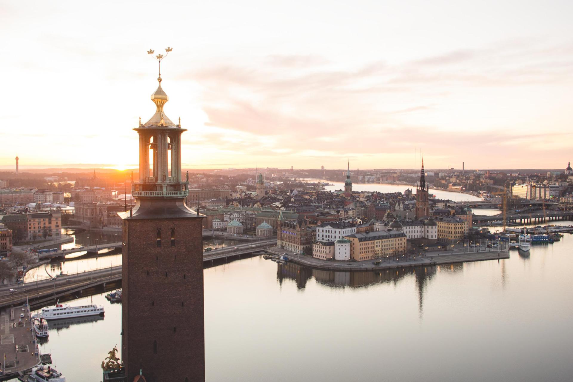 vue de Stockholm Gamla stan