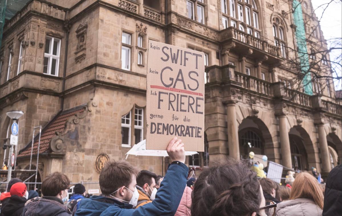 manifestation Allemagne contre Russie après invasion Ukraine