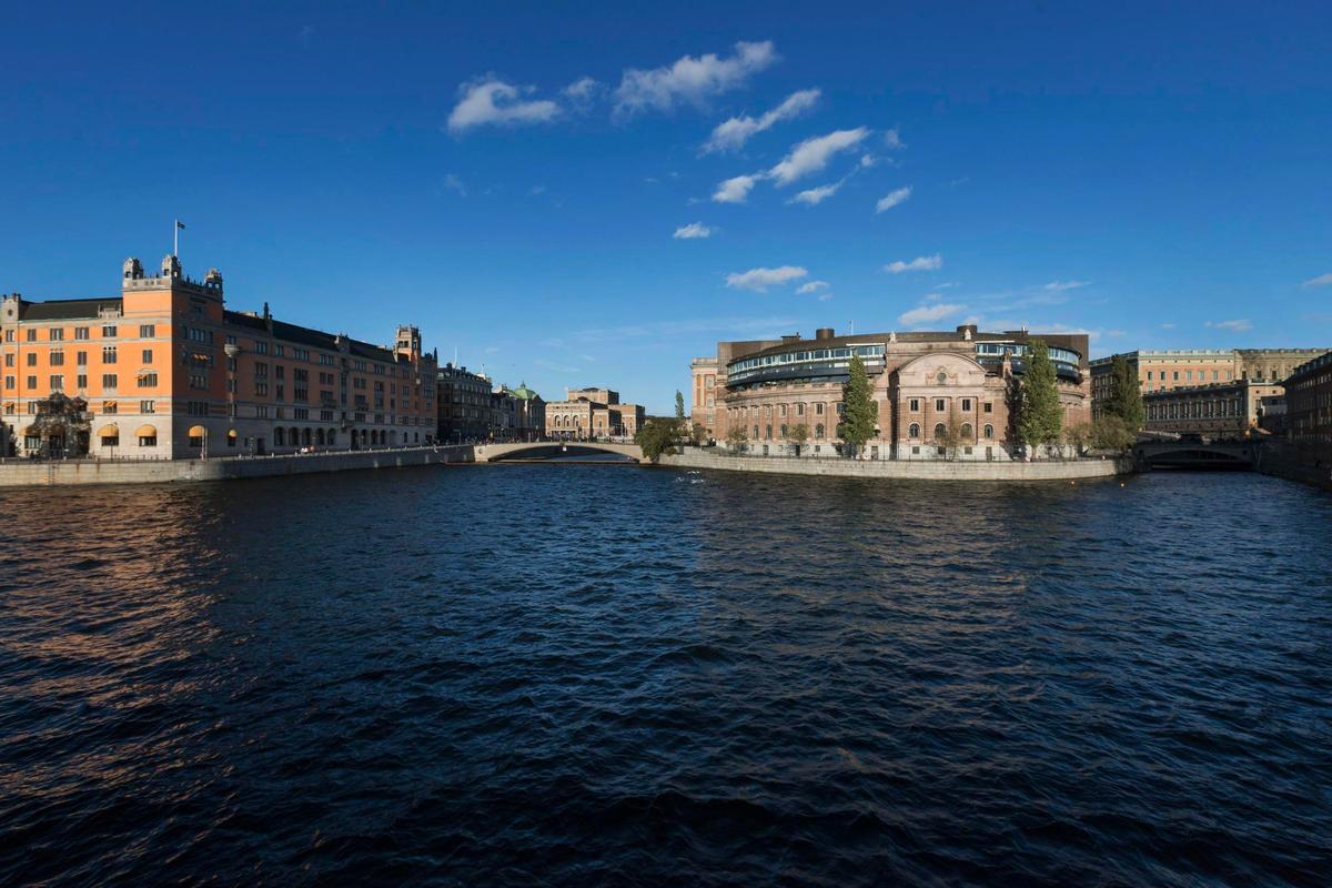 Photo : Bâtiment du Parlement suédois