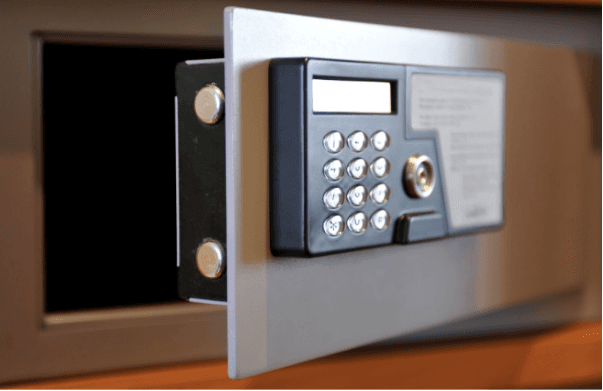 coffre fort dans une maison