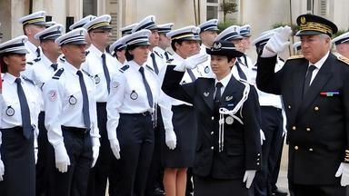 Des femmes policiers françaises et espagnoles