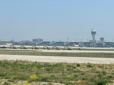 bulldozers aéroport Istanbul