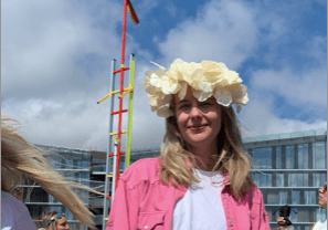 Rencontre avec une mariée à Copenhague qui se baigne