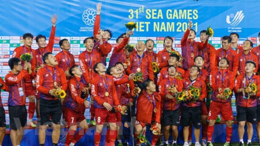 Médaille d’or pour l'épreuve de foot le Vietnam aux Sea Games