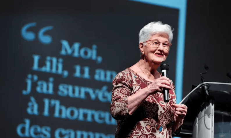 temoignage LILI LEIGNEL rescapée camps de concentration ambassade de france _0