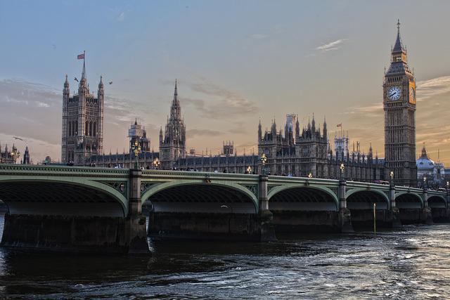 vue pont et parlement de londres