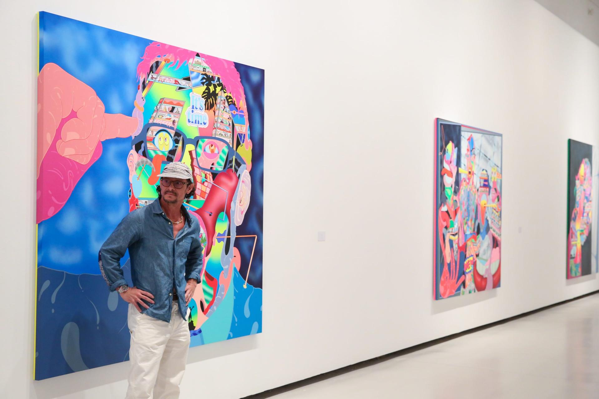 AU CAC Malaga, l’artiste Erik Parker