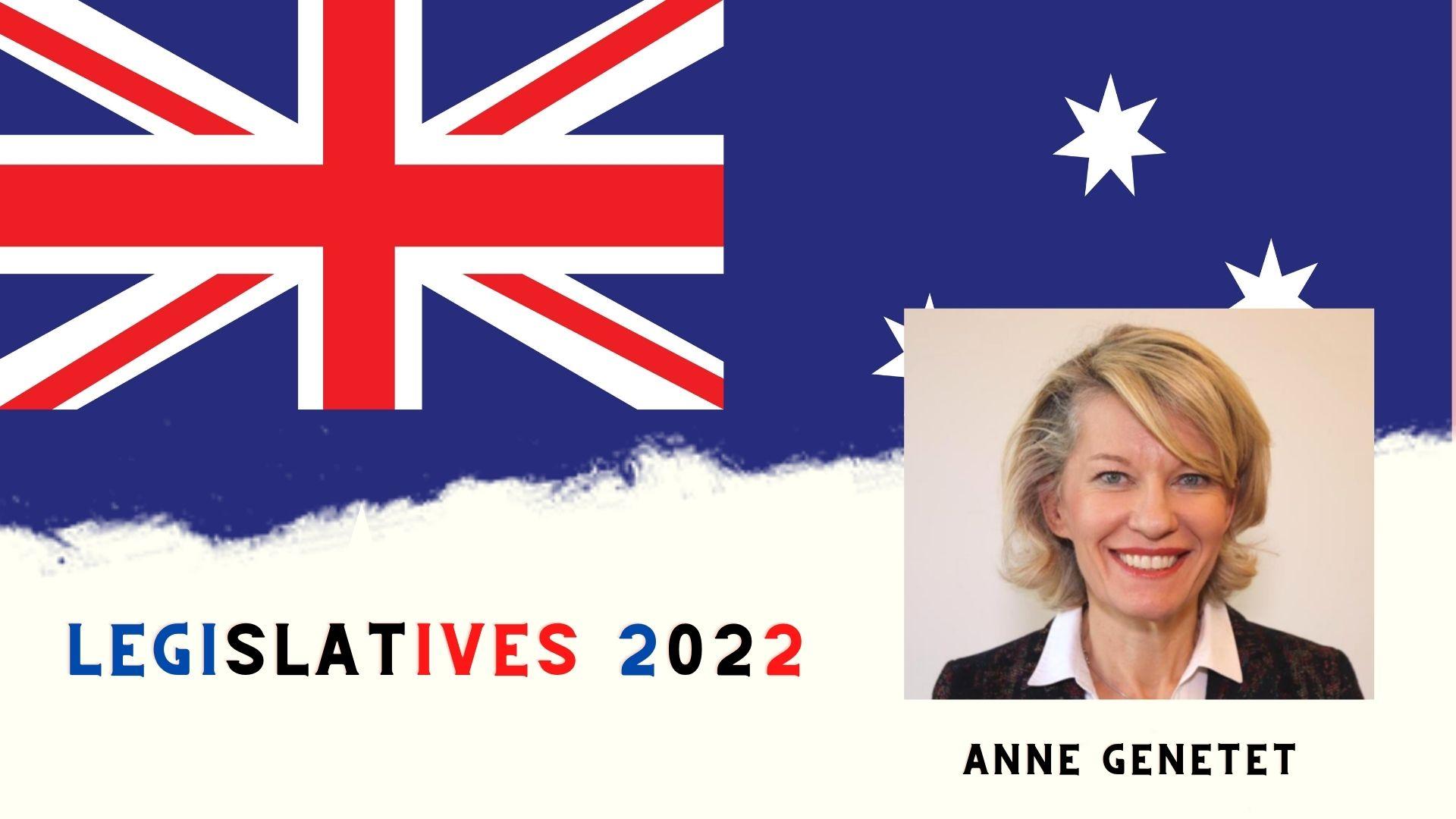 Anne Genetet élue par les Français en Australie aux Législatives 2022