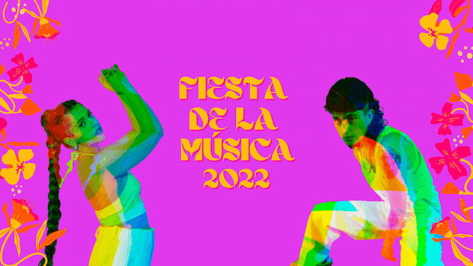 affiche de la fete de la musique de l'institut français madrid