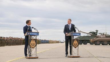 klaus iohannis emmanuel macron échanges Schengen guerre Ukraine