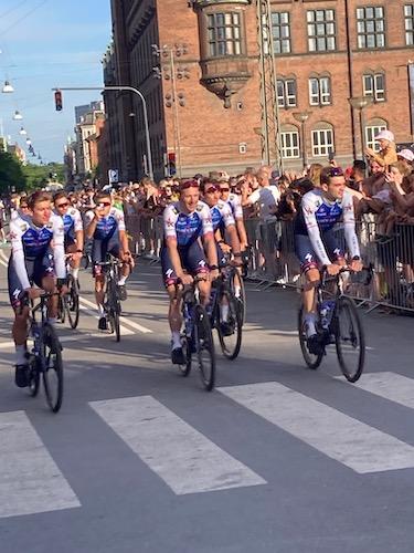 La présentation des équipes à l'occasion du Grand départ du Tour de France à Copenhague
