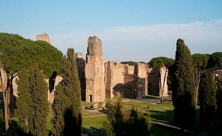 Thermes de Caracalla. Wikimedia Commons. Auteur : Marcok.
