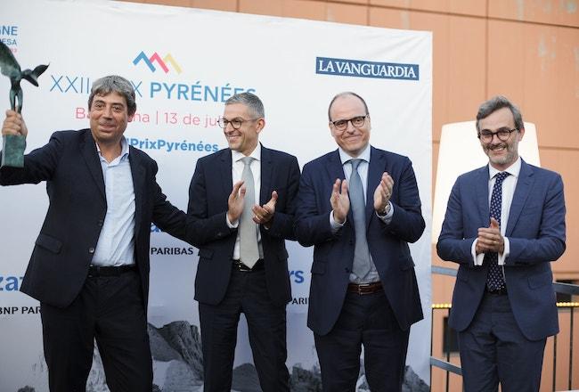 Les lauréats lors du 22eme prix CCI Pyrenees