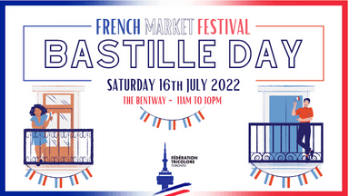 L'affiche de l'événement pour célébrer le 14 juillet à Toronto