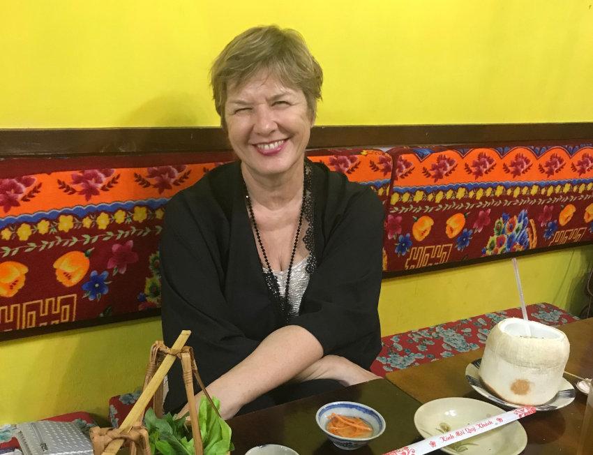 Patricia retraitée Française vivre à Hô chi minh ville au Vietnam
