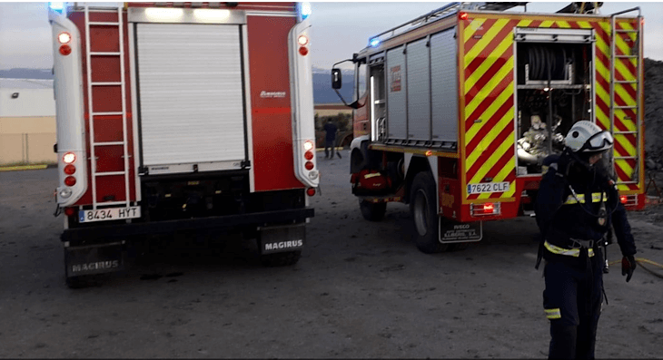 Pompier incendie Espagne