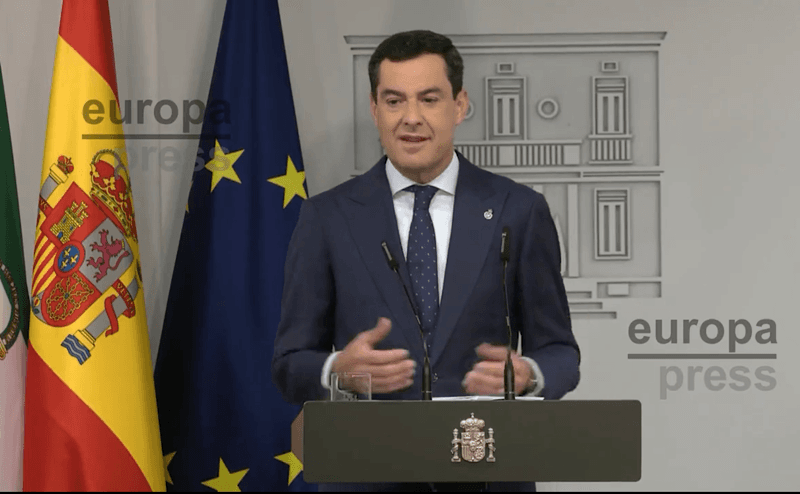 Rueda de prensa Juanma Moreno