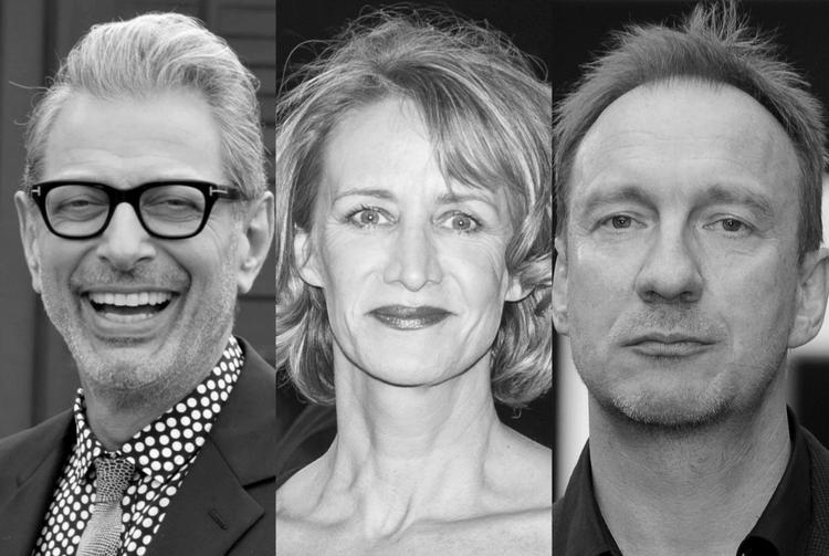 trois portraits en noir et blanc d une femme et de deux hommes