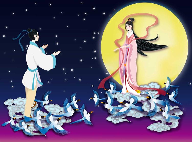 illustration de qixi festival en chine