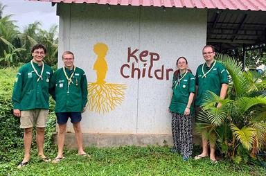 scout de france en mission à Kep