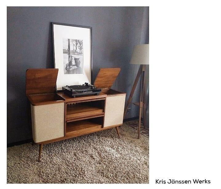 Christian clerc présente son Meuble enceinte vintage