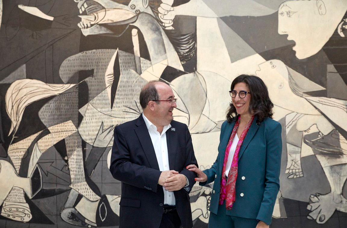 Miquel Iceta, Rima Abdul Malak, Reina Sofia Madrid,