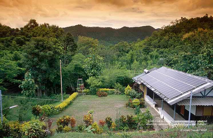un paysage au Cambodge ou le redressement du tourisme est important