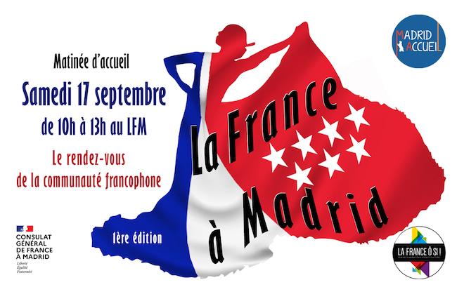 affiche de La France à Madrid