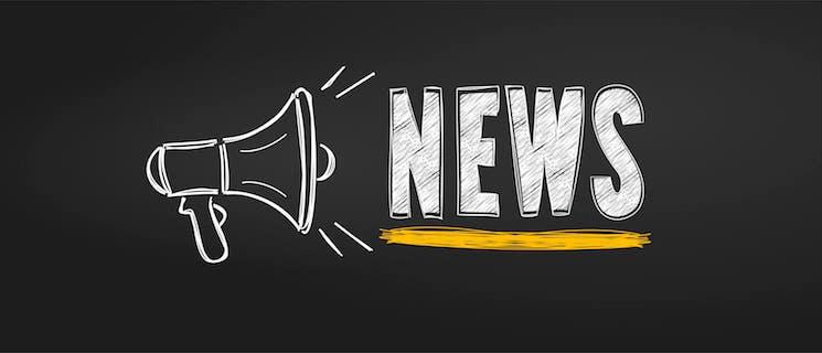 Microphone avec écrit news