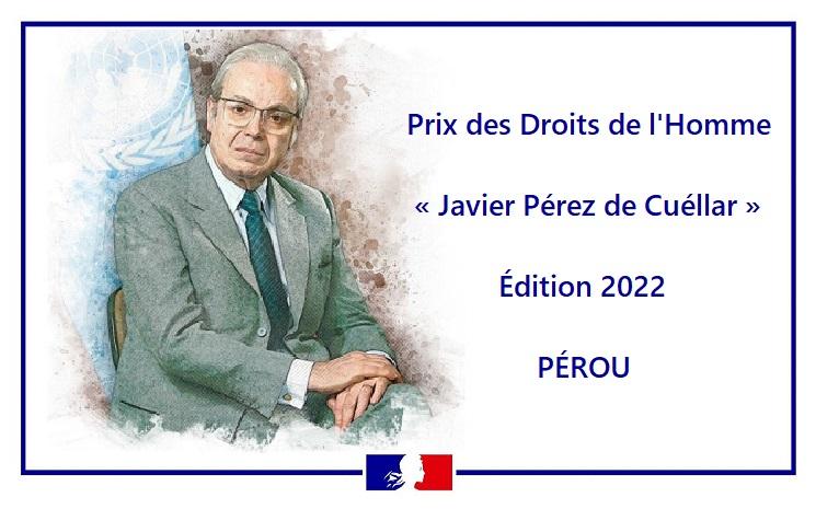 Prix des Droits de l'Homme « Javier Pérez de Cuéllar » 2022