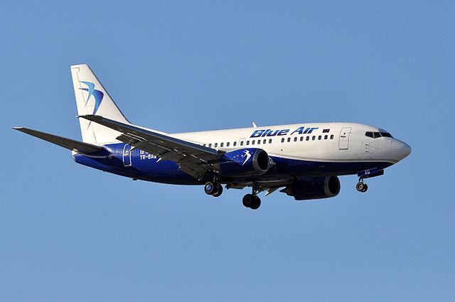 blue air suspend ses vols en Roumanie