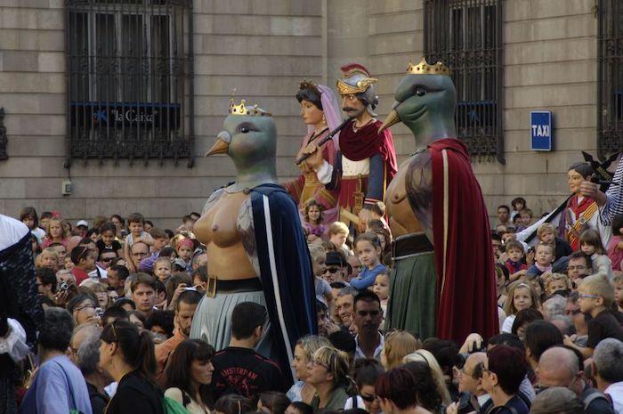 fête de la-merce-barcelone géants