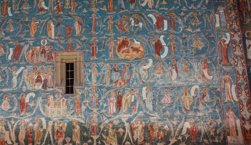 monastère Voronet Bucovine en Roumanie