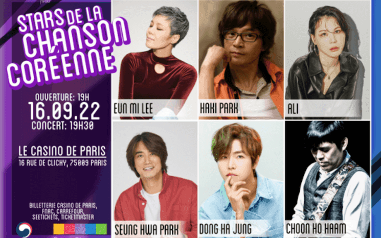 Les stars de la chanson coréenne réunies au Casino de Paris
