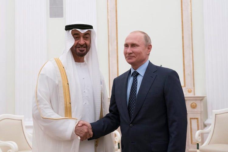 Mohamed-bin-Zayed-et-Vladimir-Putin