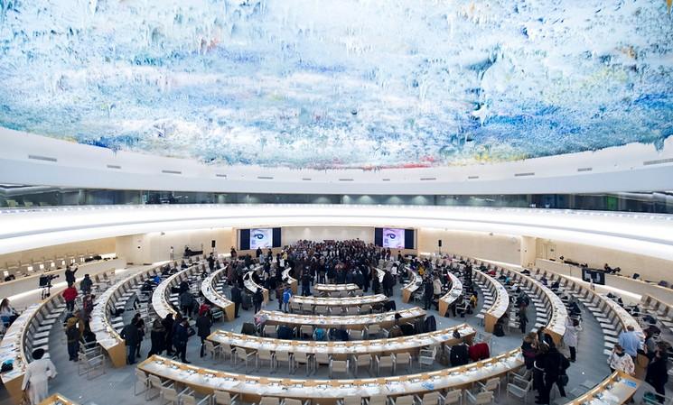 salle du OHCR, le conseil des droits de l'homme des Nations Unies