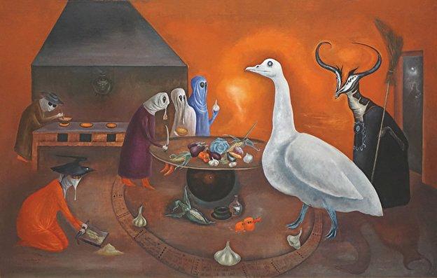 Leonora Carrington : Cuisine aromatique de grand-mère, Moorhead 1975 ©VG Bild-Kunst, Bonn 2022