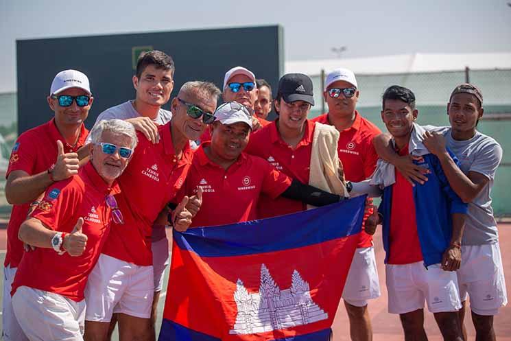 cambodge tennis coupe Davis