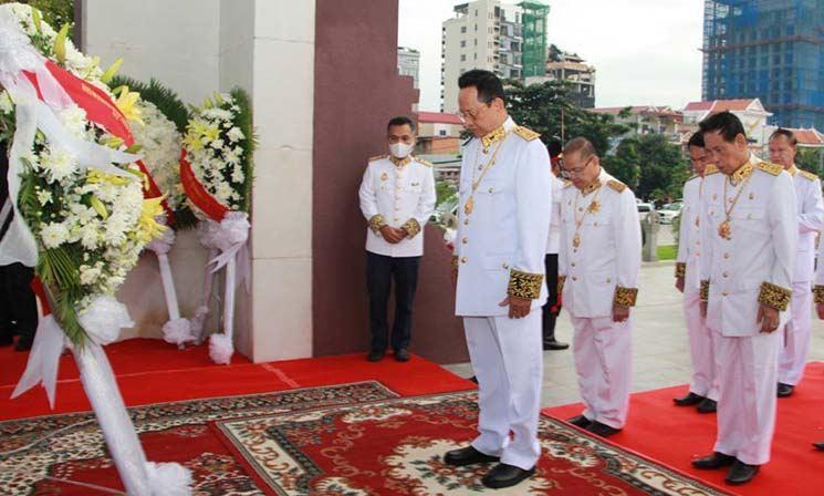 hommage Roi Père Norodom Sihanouk