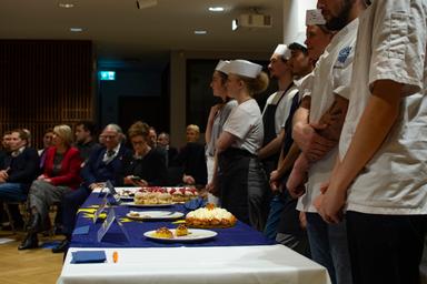 Pâtisseries franco-allemandes à la commission européenne de Berlin © Laura Dubois - LPJ Berlin