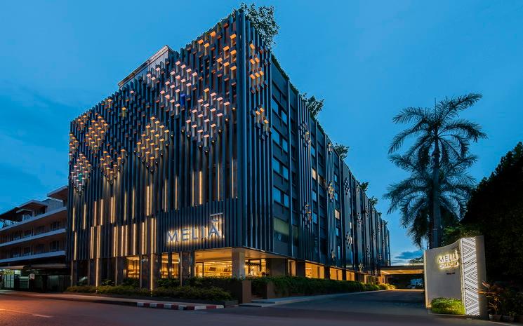 Vue de l’hôtel Meliá Chiang Mai