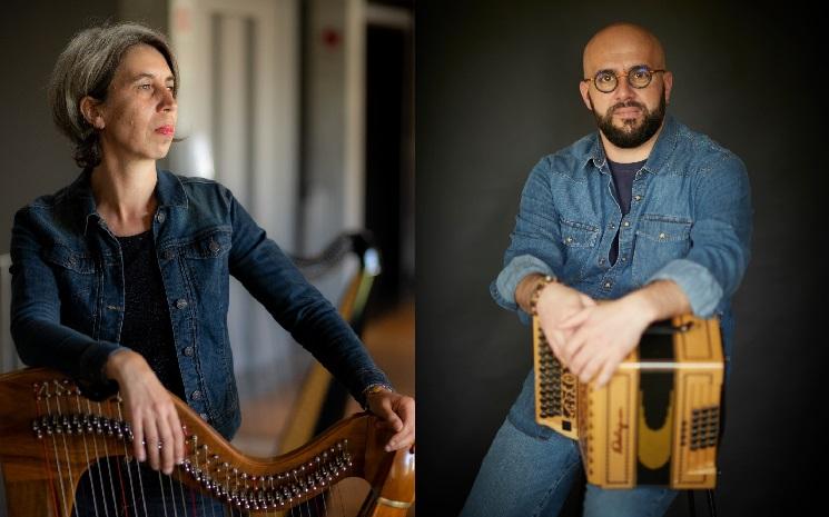 Récital de musique celtique à Lima, avec Clotilde Trouillaud et Erwann Tobie
