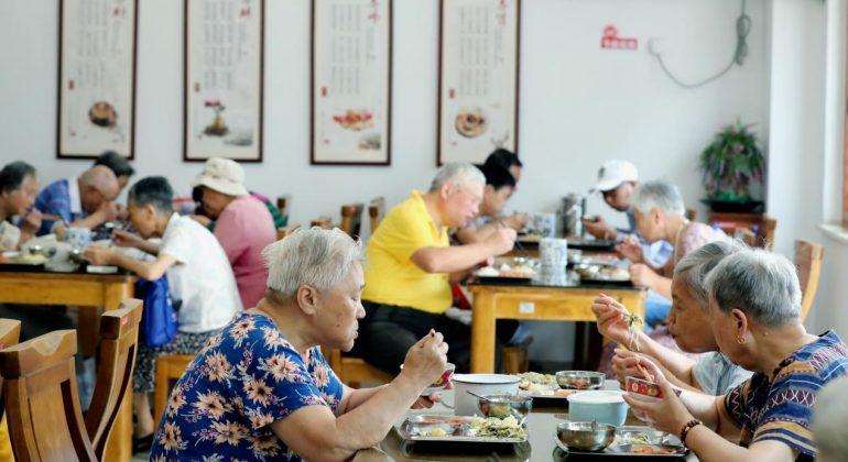 une cantine publique en chine