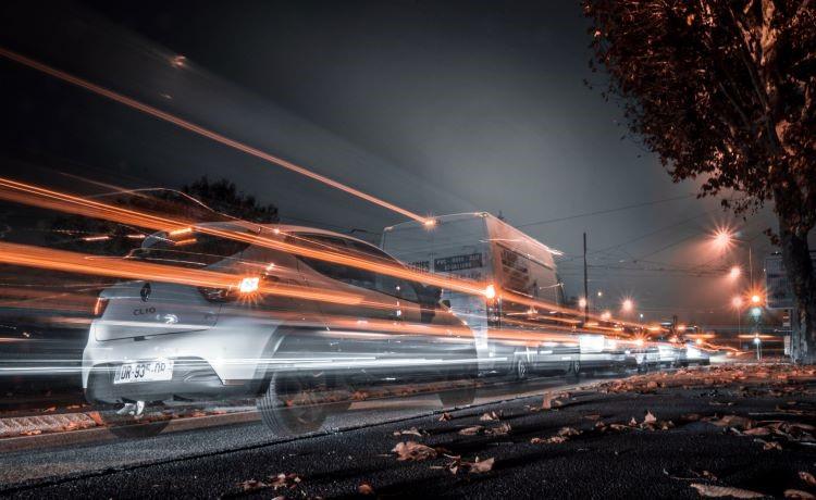 circulation rapide de voitures